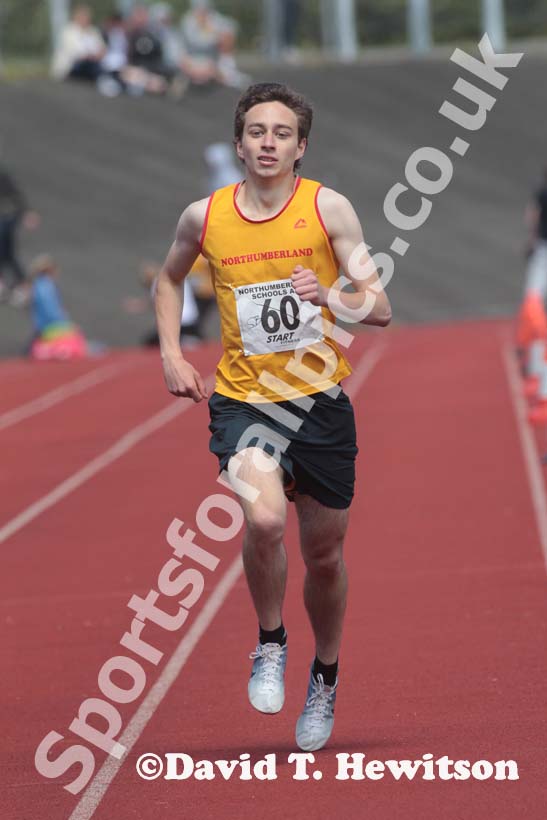 800 metres at the Annual Inter-Counties Schools, Cleveland v Cumbria v Durham v Northumberland at Claireville Stadium, Middlesbrough